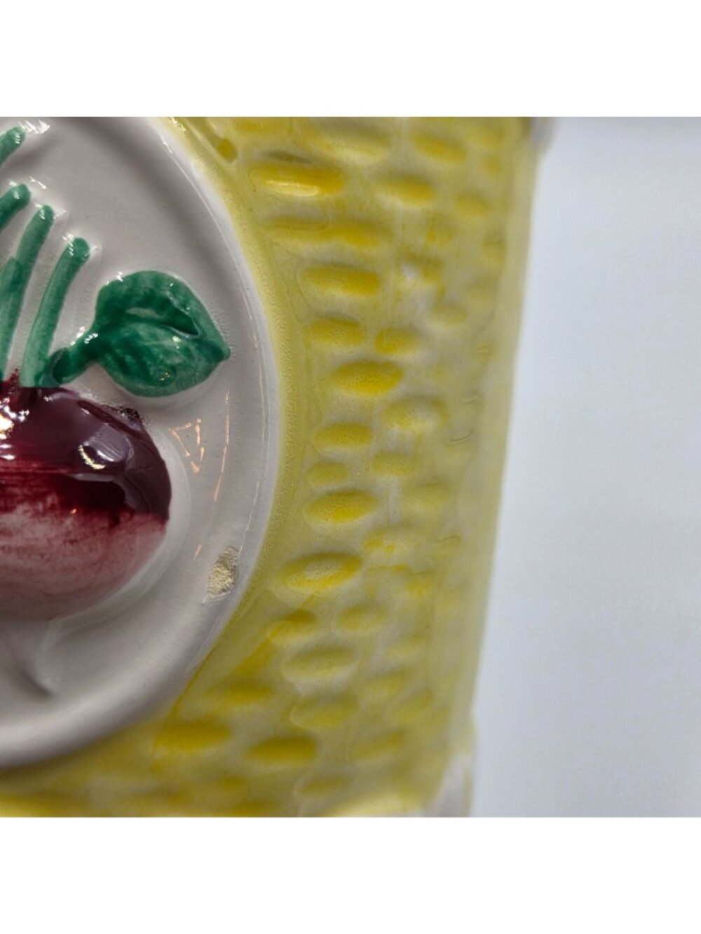 Market Basket Hand Painted Fruit and Vegetable Pitcher Cup Sugar Shaker Set - Picture 11 of 16